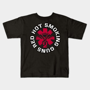 Red Hot Smoking Guns Kids T-Shirt